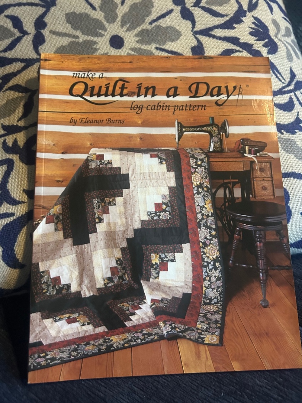 Log cabin quilt day book